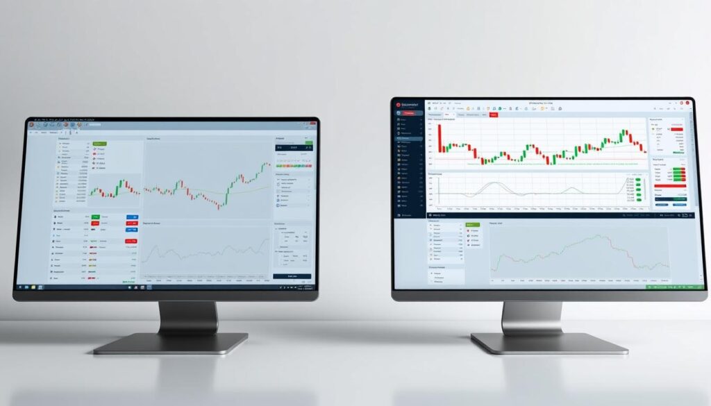 MT4 vs MT5 user interface comparison
