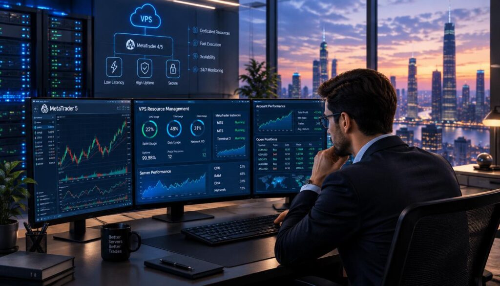 VPS resource management for MetaTrader